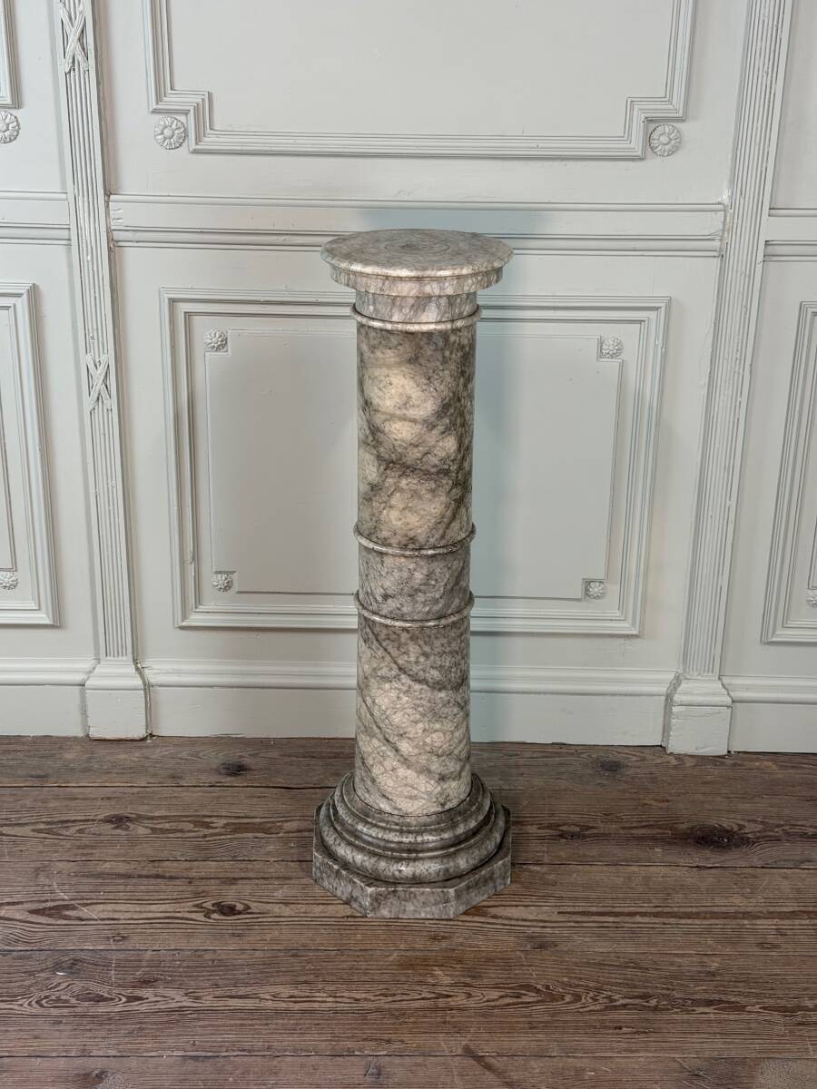 Alabaster column, around 1880