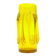 Modernist vase, yellow glass, designed by J. Słuczan-Orkusz, Poland, 1970s