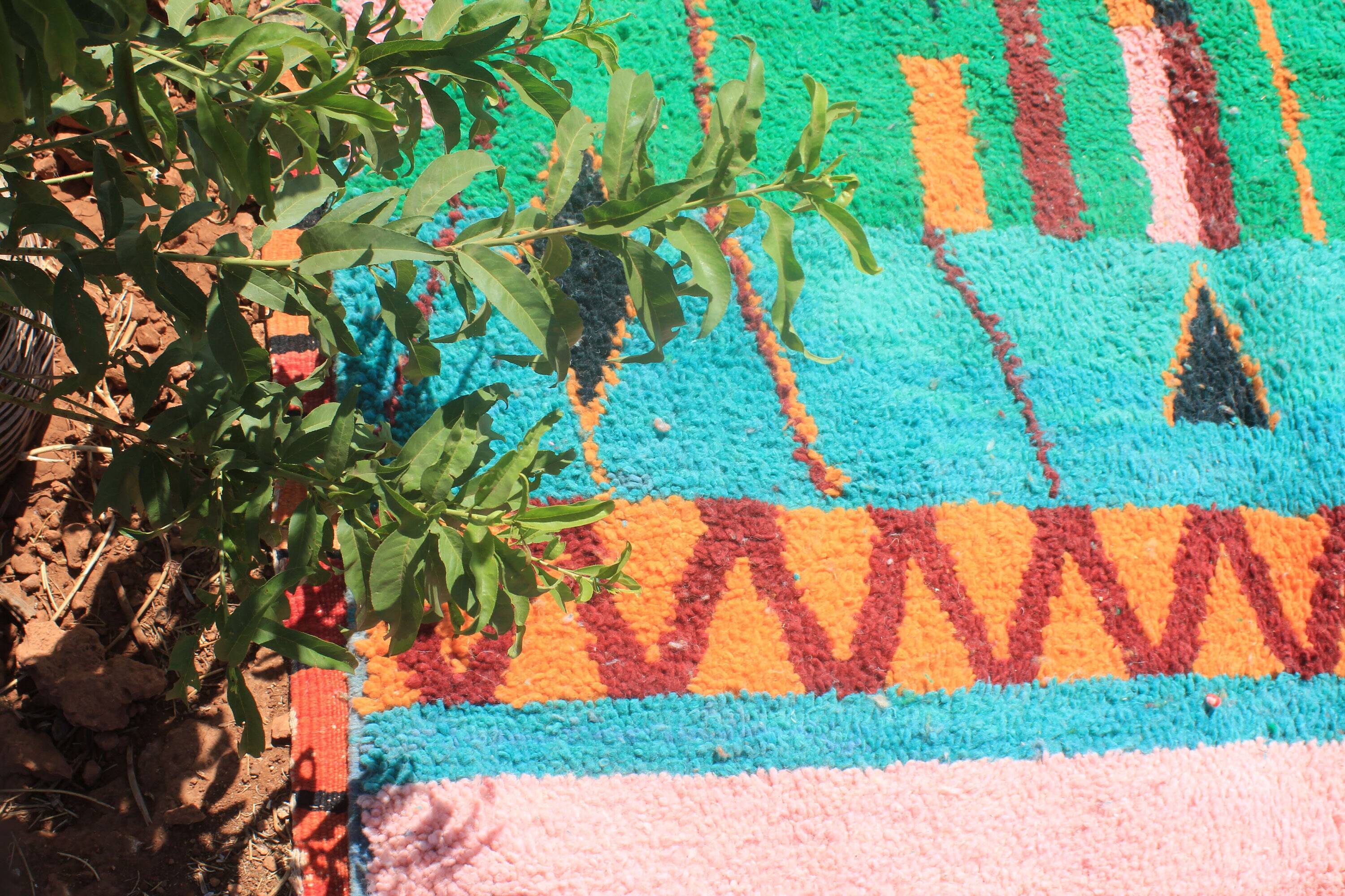 Handmade traditional carpet 250cm x 150cm Moroccan