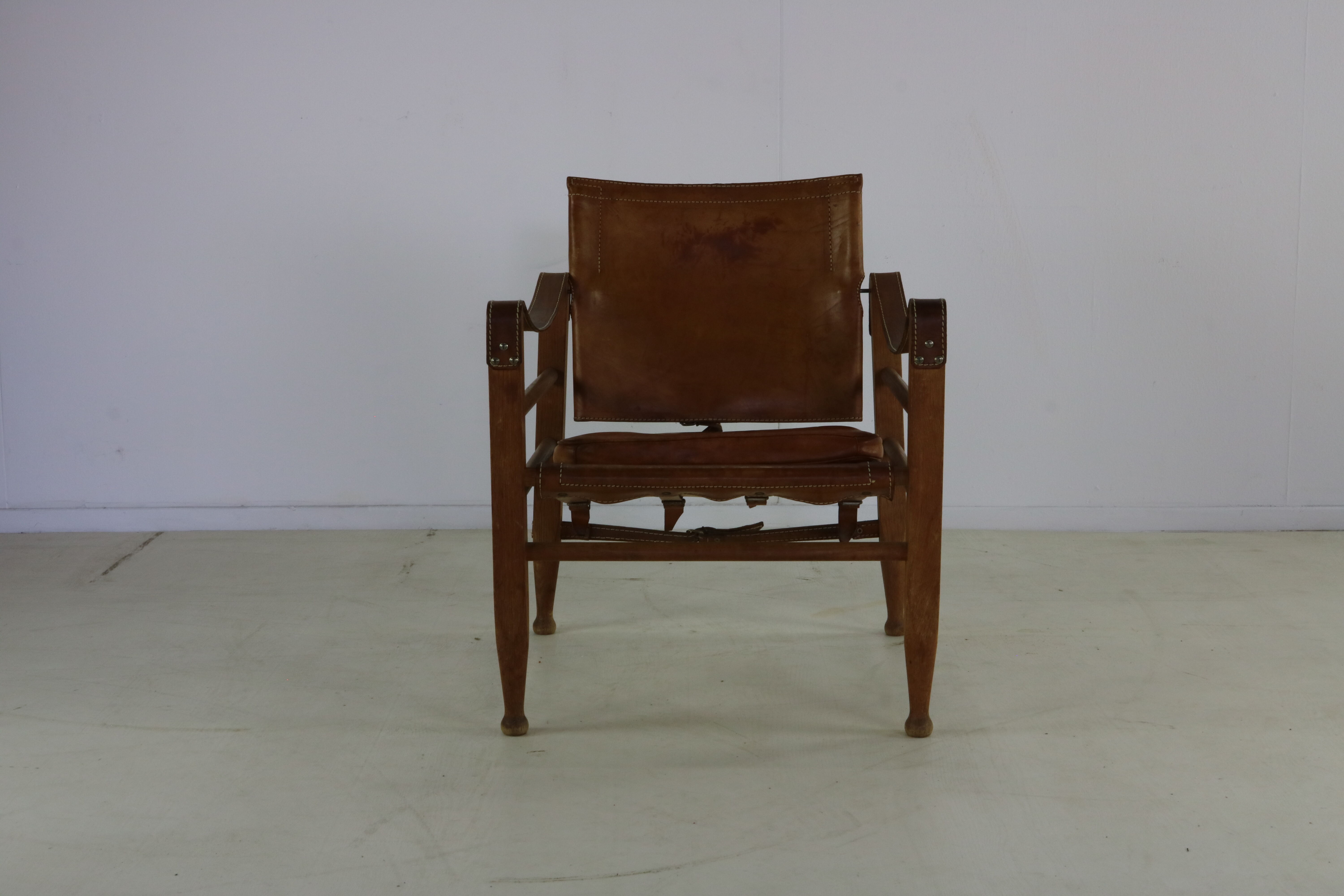 Sixties safari chair by Aage Bruun & son Denmark