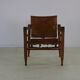 Sixties safari chair by Aage Bruun & son Denmark