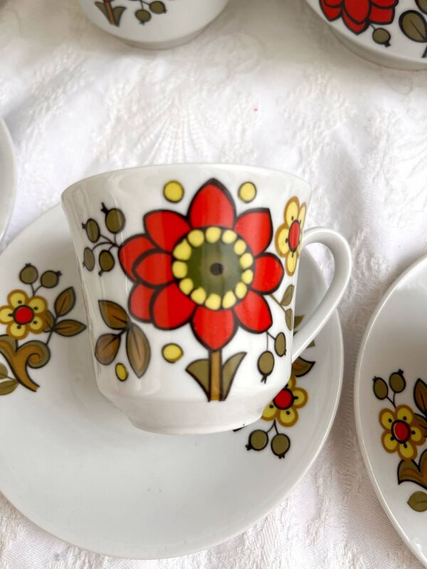 Service à café en porcelaine Seltmann Weiden K W.Germany Bavaria - années 70