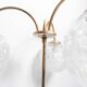 Brass ceiling and glass 3 balls 1960