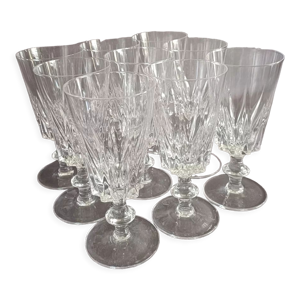 Série de 9 verres à