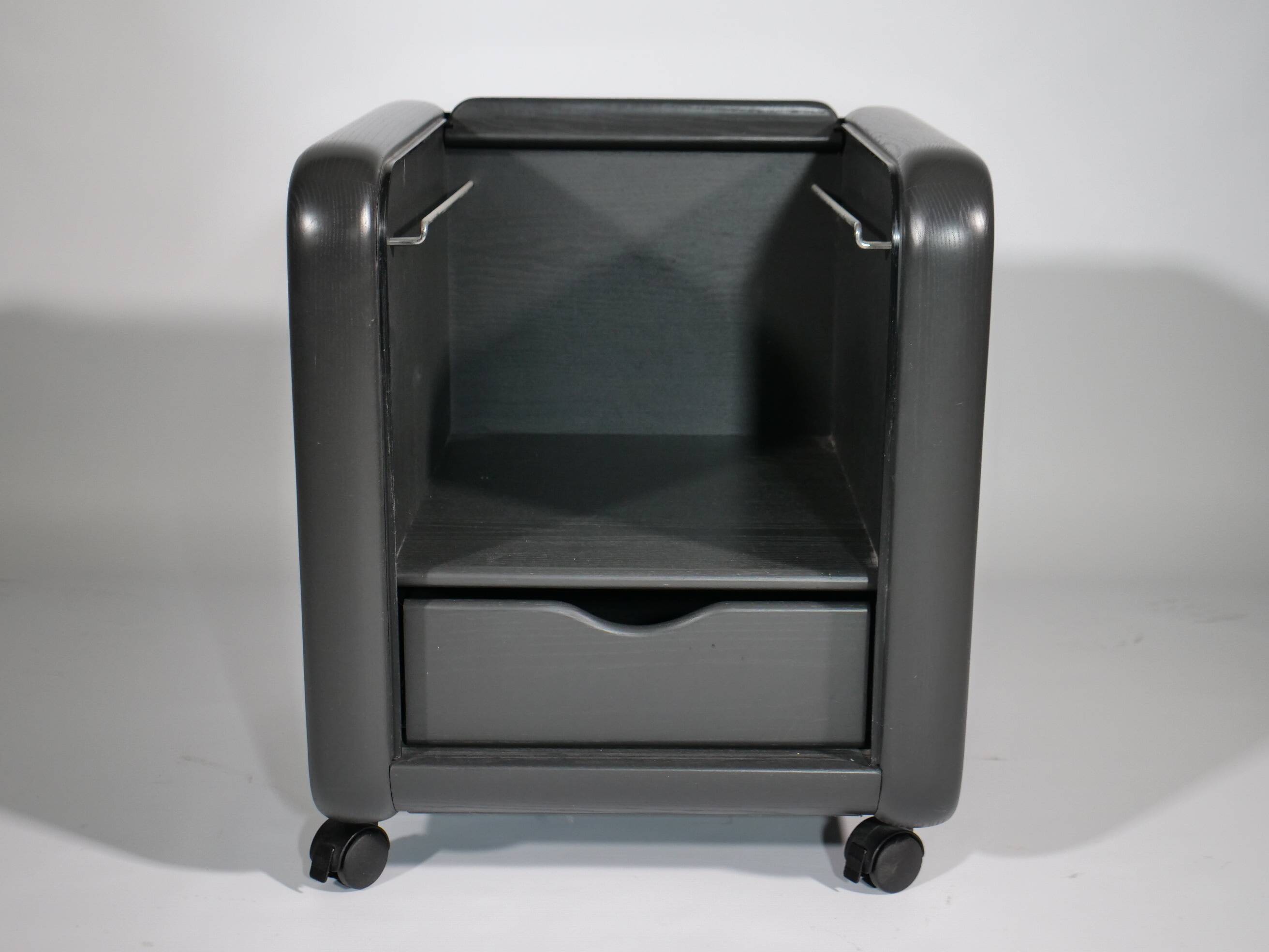 Bureau "Hombre" en bois massif par B.Vogtherr pour Rosenthal, années 1970