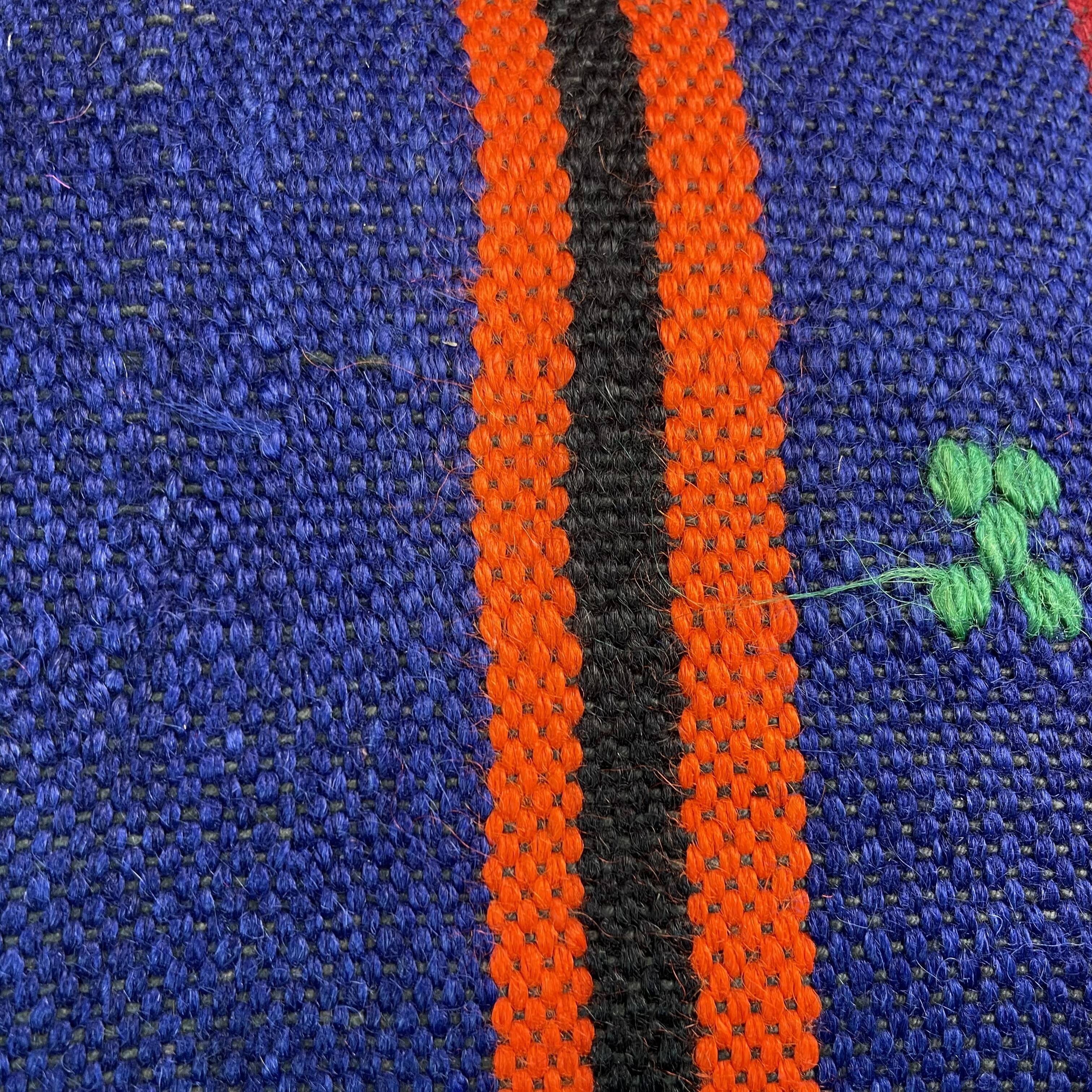 Vintage turkish kilim cushion cover 40x40cm