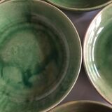 Biot signed glazed earthenware plates