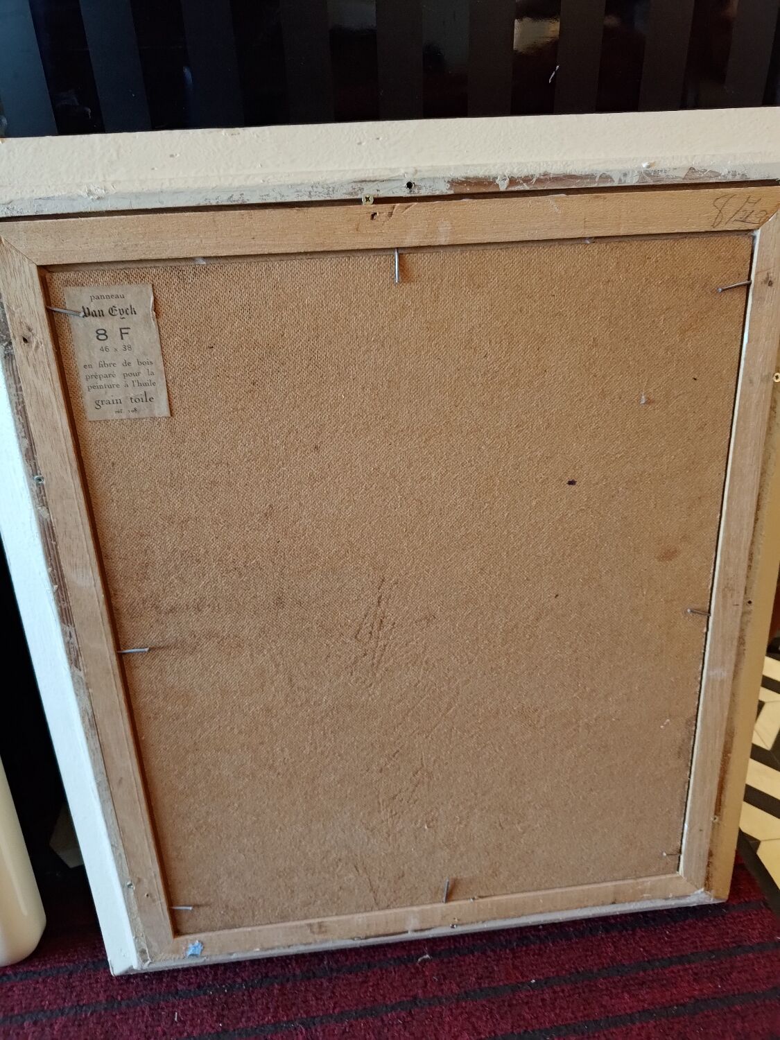 Wooded park painting