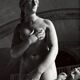 Emmanuel sougez, aphrodite and eros sculpted group, louvre. 1950