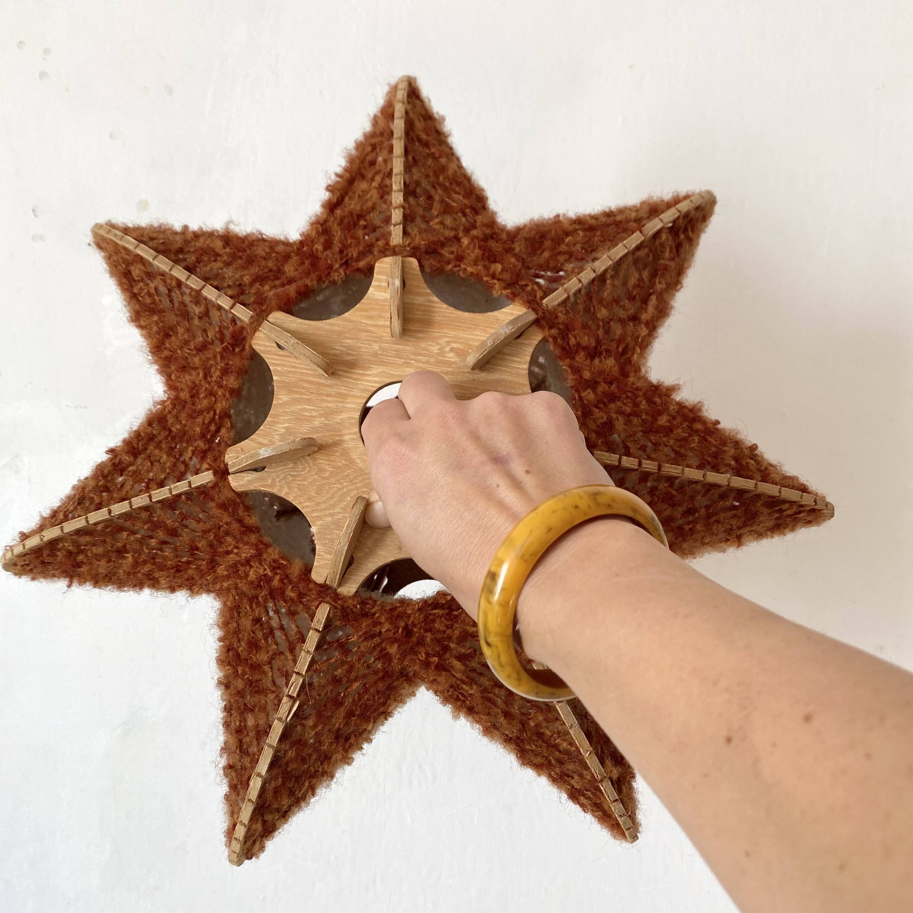 Scandinavian suspension in stretched wool 1960