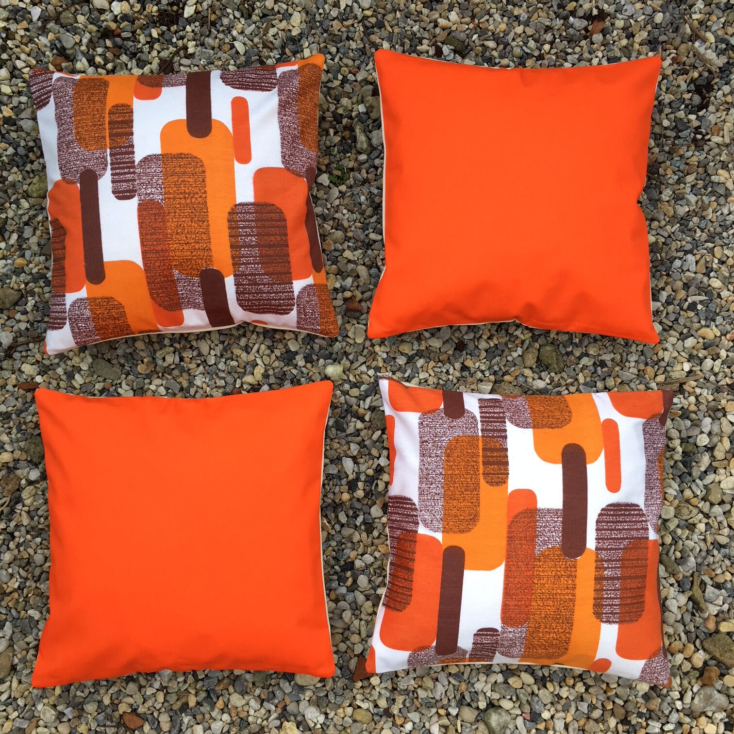 Set of 4 cushion covers English fabric lierty late 60s