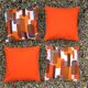 Set of 4 cushion covers English fabric lierty late 60s