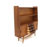 Scandinavian teak bookcase, Sweden, 1960