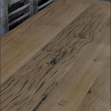 Military furniture metal console with wooden top and 6 drawers