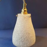 Scandinavian Perspex pendant light from the 70s, vintage France - newly electrified