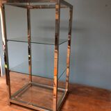 Étagère verre et metal
