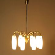Lampe à Suspension en Laiton des Années 1960 provenant d'Autriche