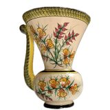 Vase faïence polychrome Henriot Quimper
