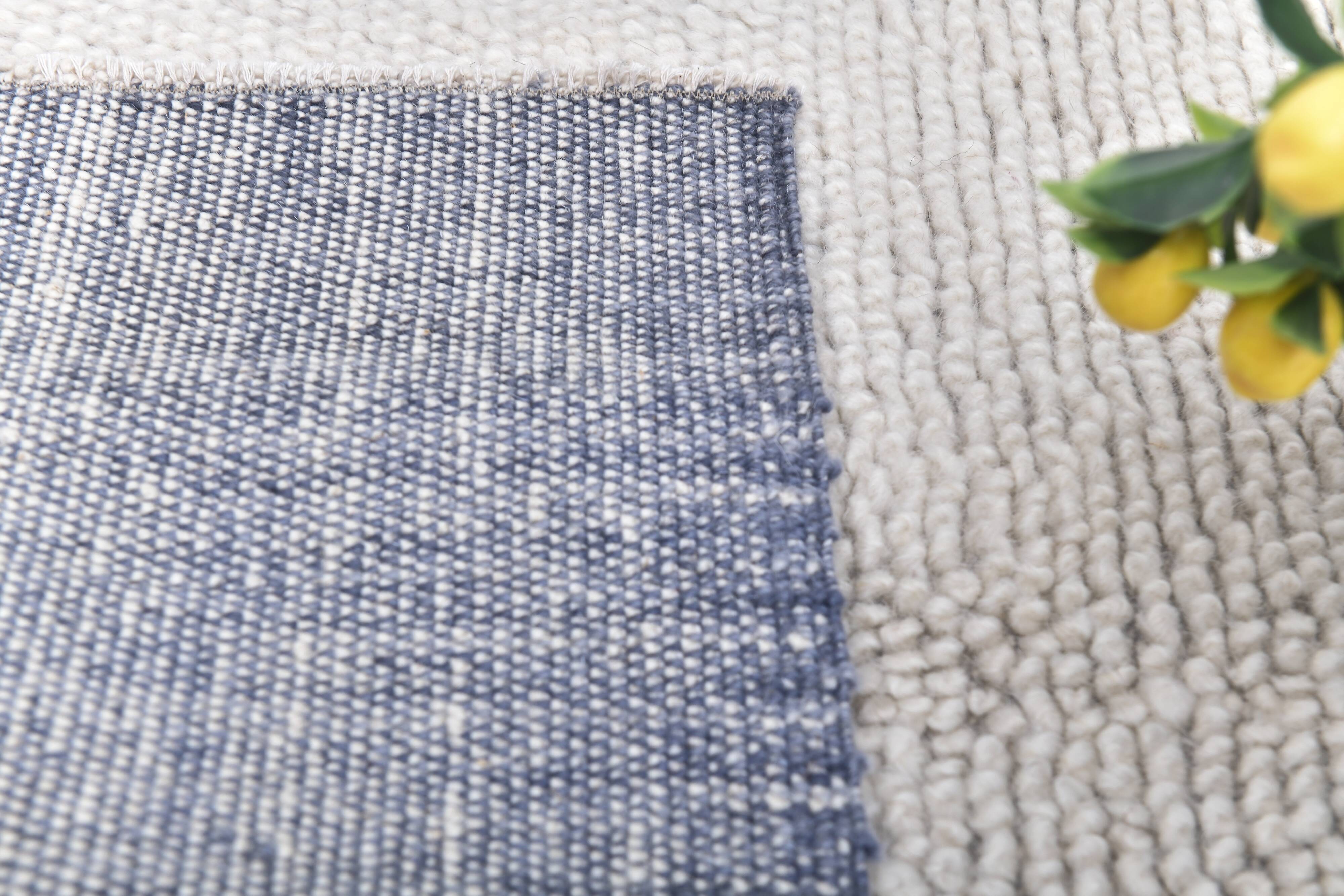 2x10 Soft Pastel Blue Vintage Runner Rug, 68x302Cm