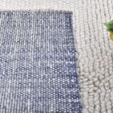 2x10 Soft Pastel Blue Vintage Runner Rug, 68x302Cm