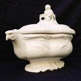 Large ceramic soup bowl Malicorne Emile Tessier