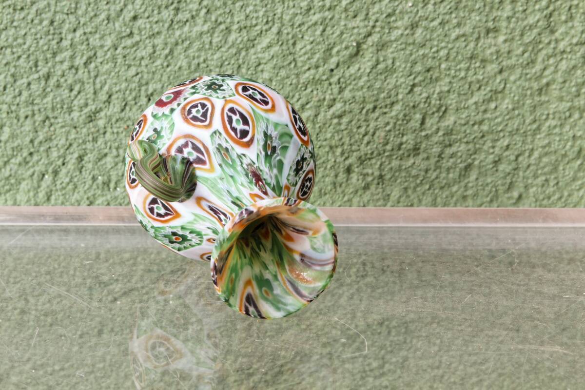 Small Murano Millefiori vase, Fratelli Toso