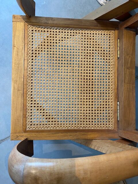 Fauteuil design bois courbé