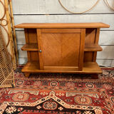 Vintage TV side stand with compass legs ep 60