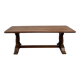 Table de ferme bourgeoise en chêne, années 50