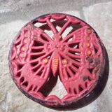 Vintage cast iron trivet