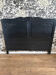 Vintage headboard 140 matte black refurbished Art Deco