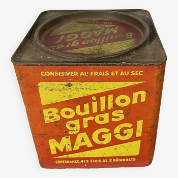 Boîte "bouillon maggi" des années 50