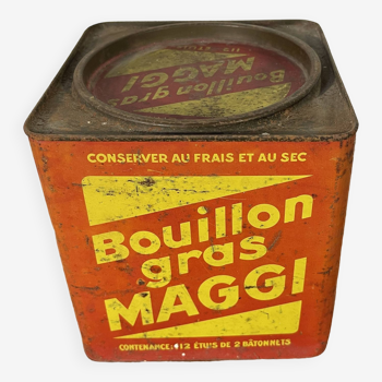 “maggi broth” box from the 1950s