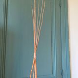 Tipi bamboo and rattan floor lamp