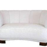 Banana sofa in wool from 1940s