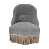 Toad Blue Velvet armchair