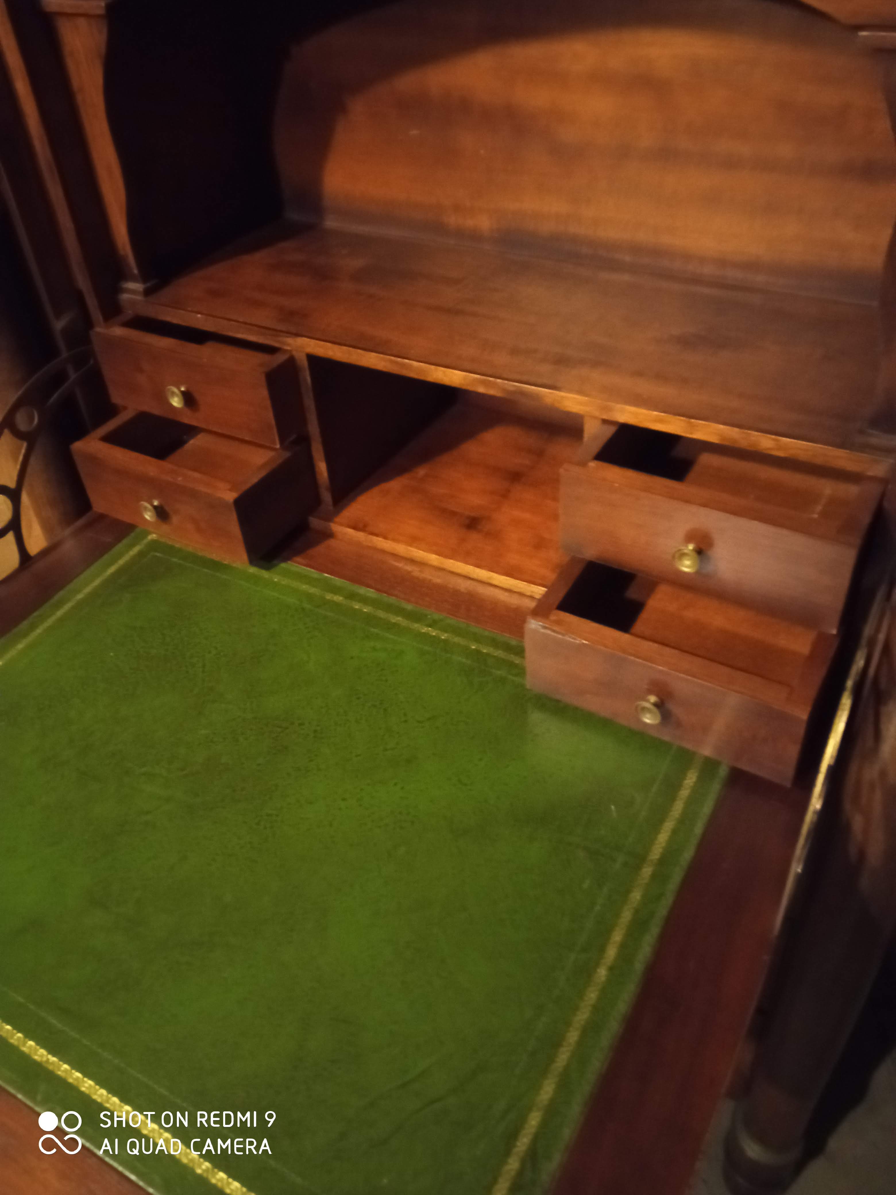 Former secretary empire in walnut