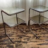 Two vintage 1970s bedside tables/coffee tables/side tables
