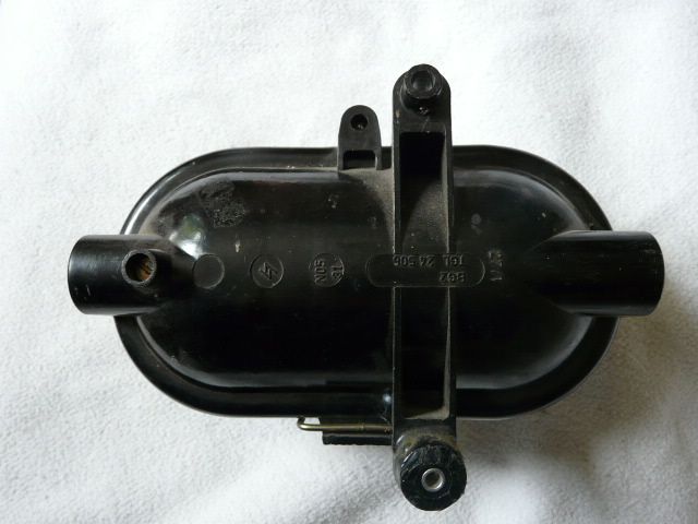 Wall lamp porthole lamp metal glass streaked grid vintage industrial design