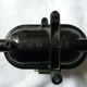 Wall lamp porthole lamp metal glass streaked grid vintage industrial design