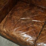 Heritage Biker Halo Soho Vintage leather sofa