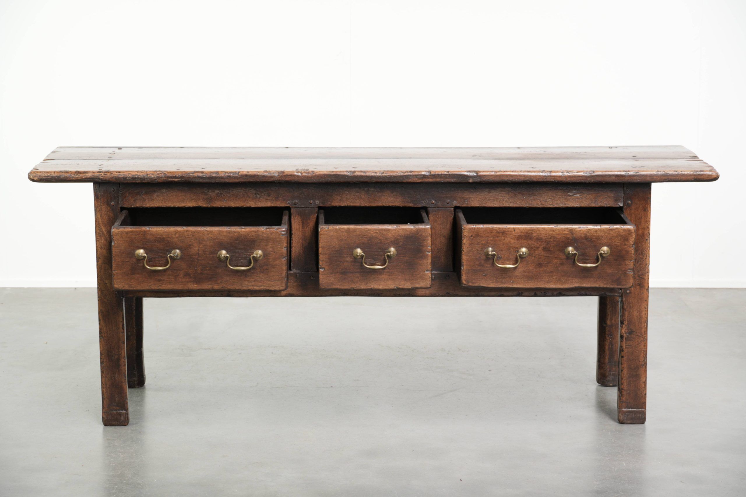 Antique sideboard in English style 19th century with a rural appearance