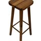 Vintage bar stool plant stool pinewood pinewood 1960s