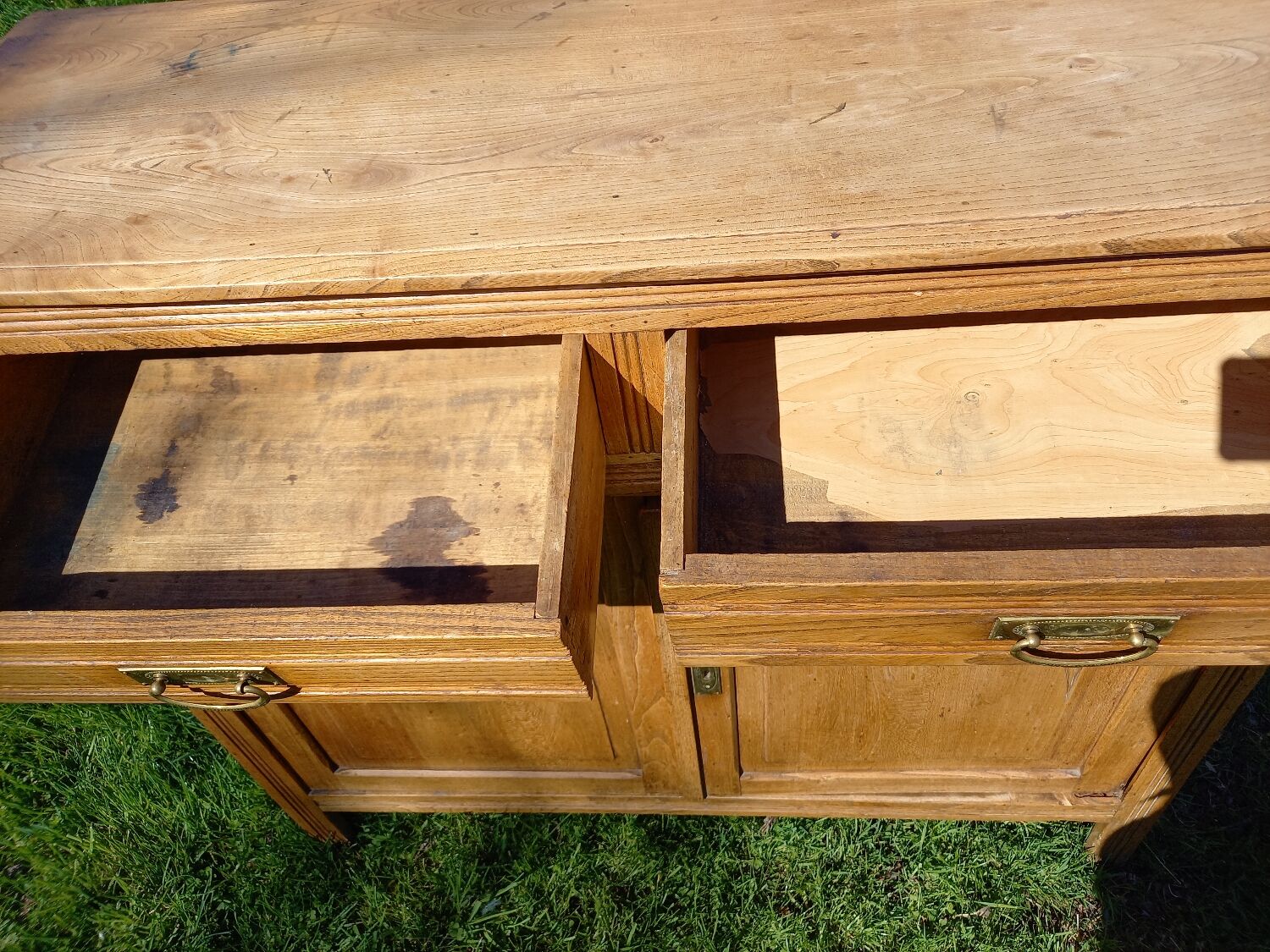 Art Deco sideboard 1930 2 doors 2 drawers
