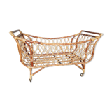 Rattan cot