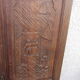 Pair of old carved wooden doors