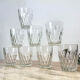 Set de 8 verres à eau années 60