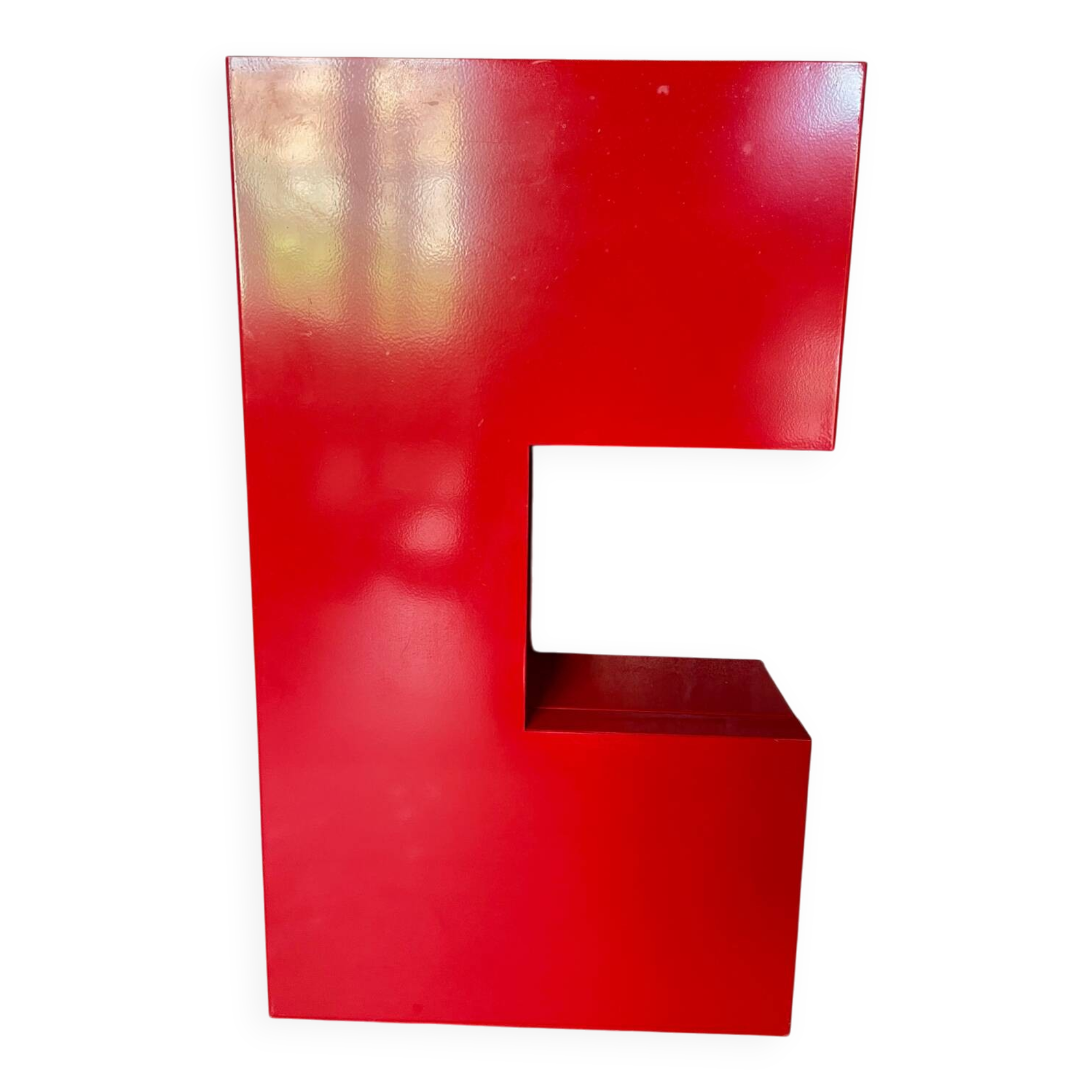 Atran red metal wardrobe by Ikea