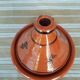 Enamelled terracotta tagine dish