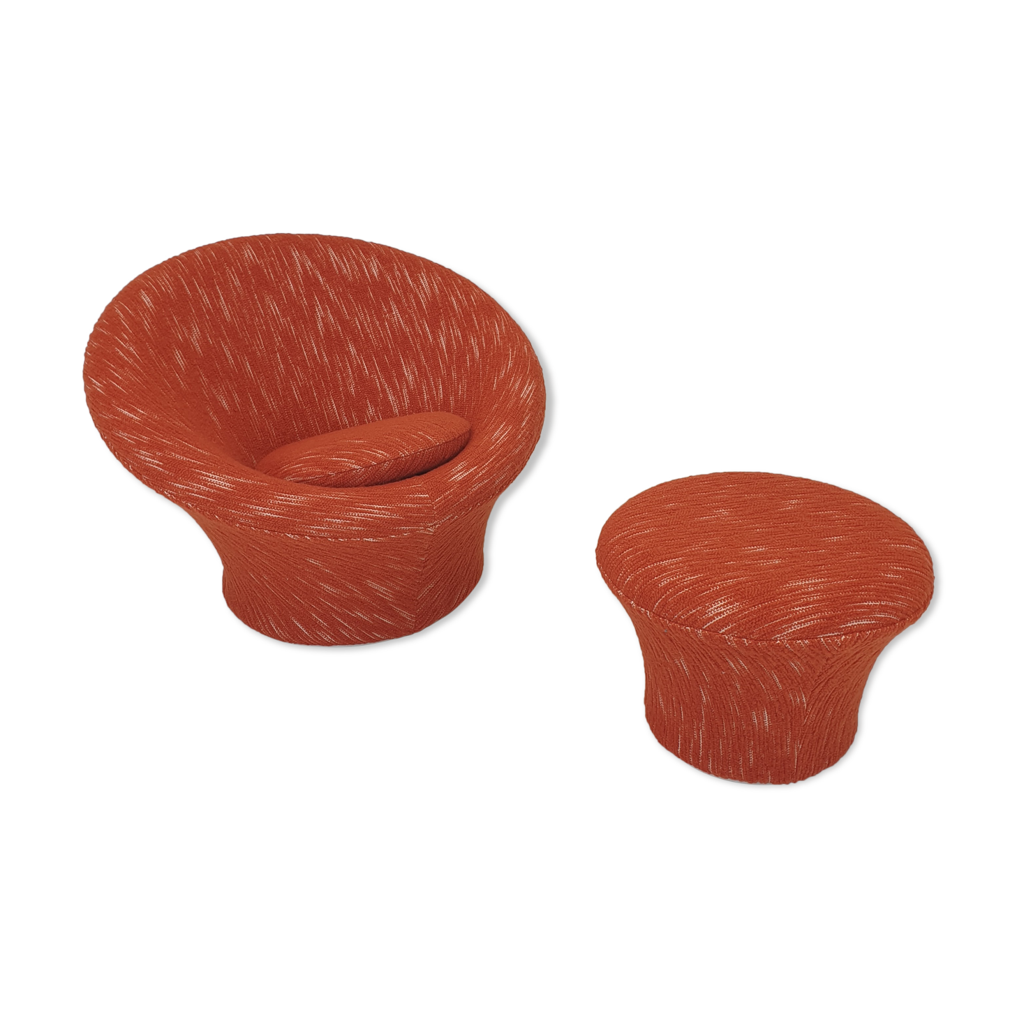 Mushroom Armchair and Ottoman by Pierre Paulin for Artifort, 1960s